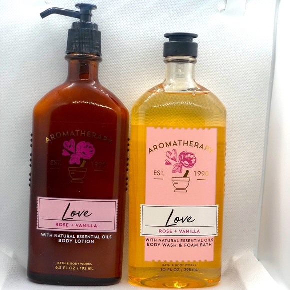 Bath & Body Works Aromatherapy Love Set
